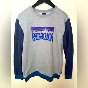 Patagonia® Men's‎ Fitz Roy Frostbite Midweight Crew Sweatshirt Medium EUC